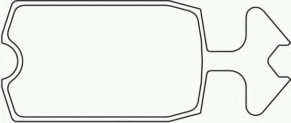 Комплект тормозных колодок, дисковый тормоз P 61 002