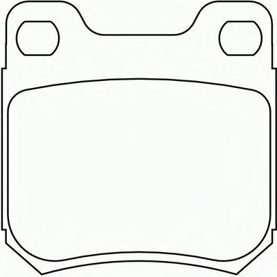Brake Pad Set, disc brake P 71 008