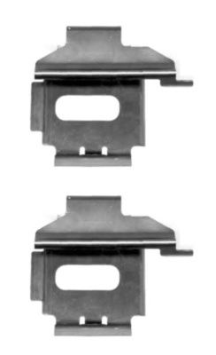 Комплектующие, колодки дискового тормоза 8DZ 355 203-521