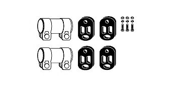 Mounting Kit, exhaust system 82 22 4600