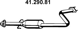 Средний глушитель выхлопных газов 41.290.81