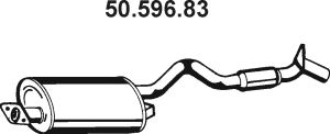 Глушитель выхлопных газов конечный 50.596.83