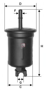 Fuel filter S 1548 B