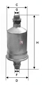 Fuel filter S 1574 B