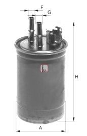 Fuel filter S 4409 NR