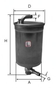 Fuel filter S 4072 NR