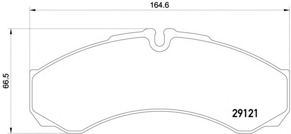 Brake Pad Set, disc brake C4030