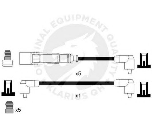 Комплект проводов зажигания XC948