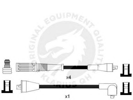Комплект проводов зажигания XC982