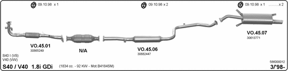 Exhaust System 586000012