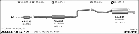 Exhaust System 533000008