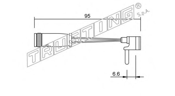 Slidindikator, bremsebelægning SU.159