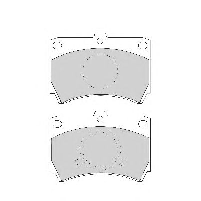 Brake Pad Set, disc brake FD6350A
