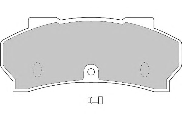 Комплект тормозных колодок, дисковый тормоз FD6008V