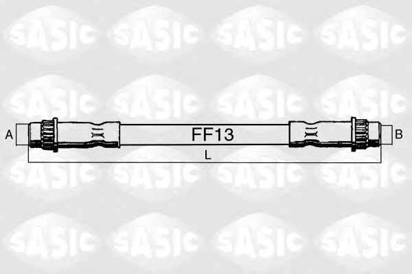 Tubo flexible de frenos SBH0175
