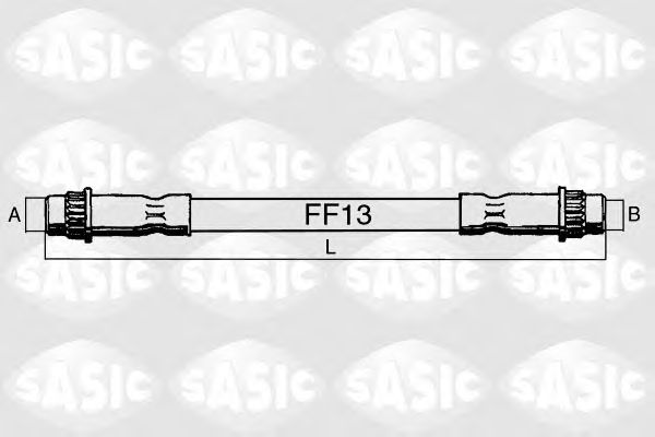 Tubo flexible de frenos SBH4078