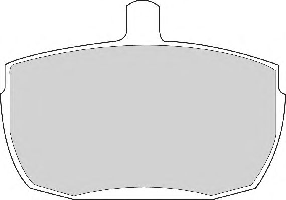 Комплект тормозных колодок, дисковый тормоз AVR121
