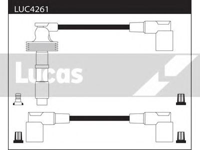 Комплект проводов зажигания LUC4261