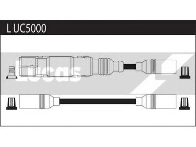 Комплект проводов зажигания LUC5000