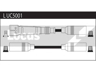 Комплект проводов зажигания LUC5001