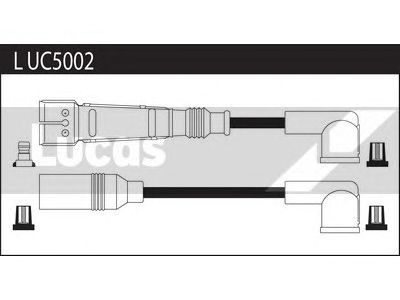 Комплект проводов зажигания LUC5002