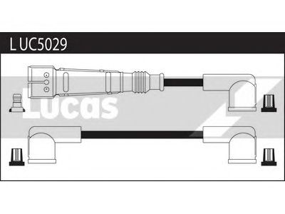 Комплект проводов зажигания LUC5029