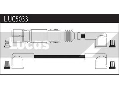 Комплект проводов зажигания LUC5033