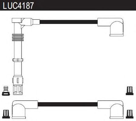 Комплект проводов зажигания LUC4187