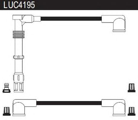Комплект проводов зажигания LUC4195