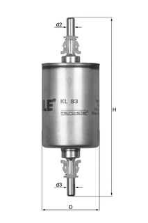 Fuel filter KL 83