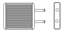 Permutador de calor, aquecimento do habitáculo 265M33