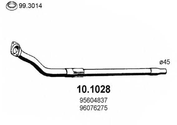 Exhaust Pipe 10.1028