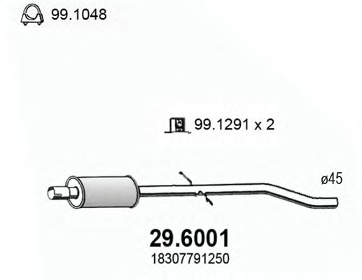 Middle Silencer 29.6001