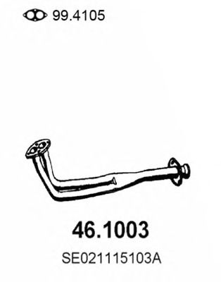 Exhaust Pipe 46.1003