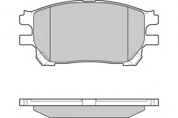 Комплект тормозных колодок, дисковый тормоз 12-1191