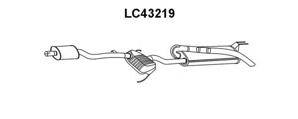 Silenciador posterior LC43219