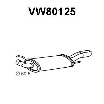 sluttlyddemper VW80125