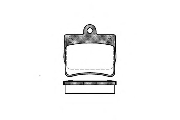 Комплект тормозных колодок, дисковый тормоз P7303.00