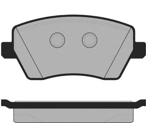 Комплект тормозных колодок, дисковый тормоз PA1435