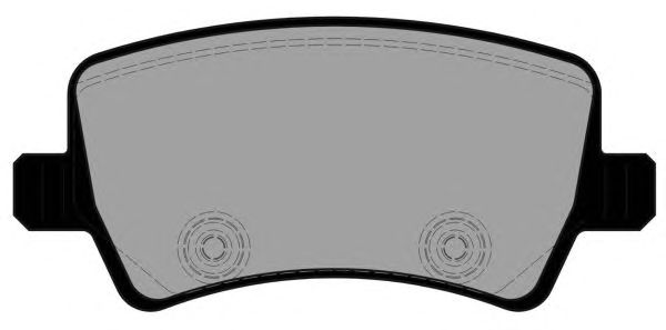 Комплект тормозных колодок, дисковый тормоз PA1784
