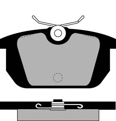 Комплект тормозных колодок, дисковый тормоз PA461