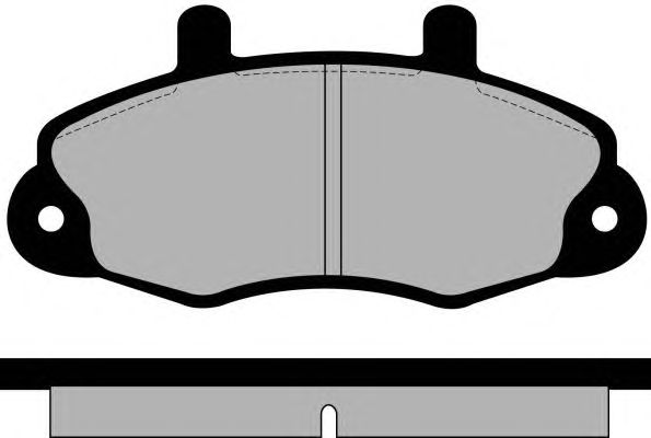 Комплект тормозных колодок, дисковый тормоз PA705
