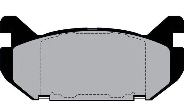 Комплект тормозных колодок, дисковый тормоз PA769