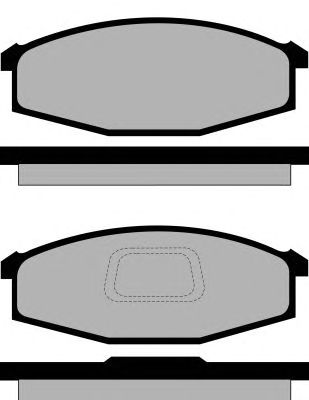 Комплект тормозных колодок, дисковый тормоз PA794