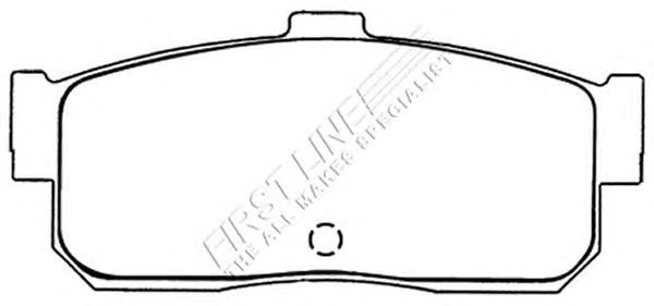 Комплект тормозных колодок, дисковый тормоз FBP1422