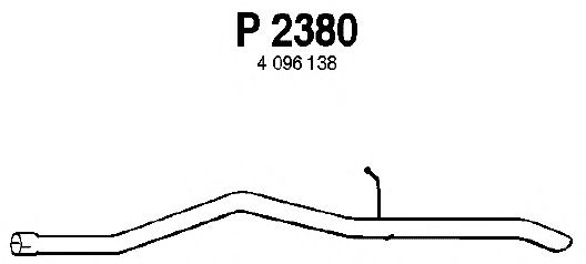 Eksosrør P2380