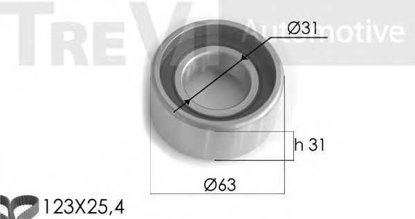 Timing Belt Kit RPK3109D/1