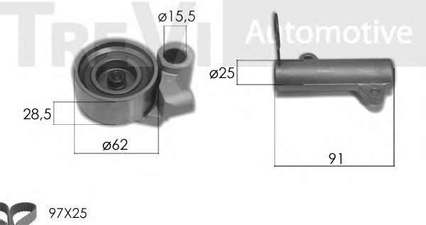 Timing Belt Kit RPK3453D