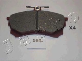 Комплект тормозных колодок, дисковый тормоз 50592