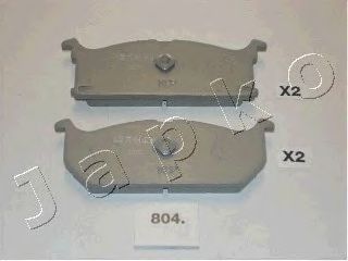 Комплект тормозных колодок, дисковый тормоз 50804